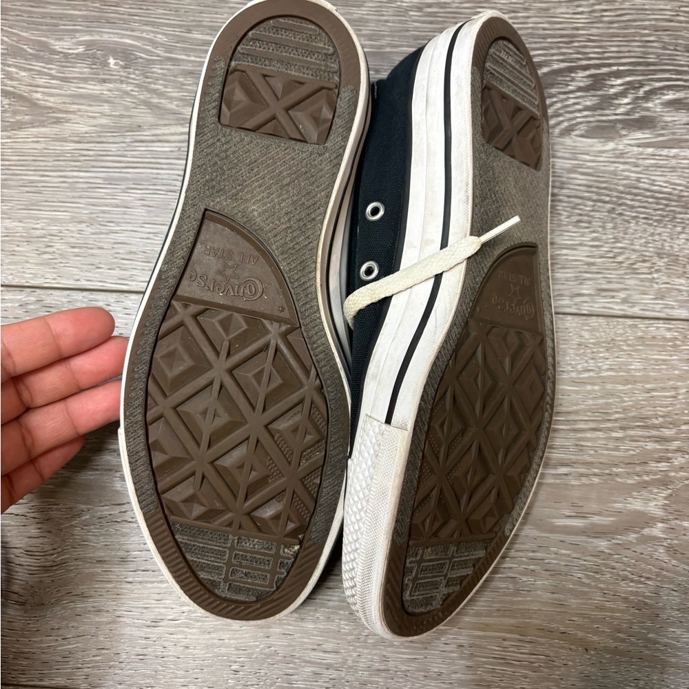 Converse Black and White Canvas Shoes - Picture 2 of 7